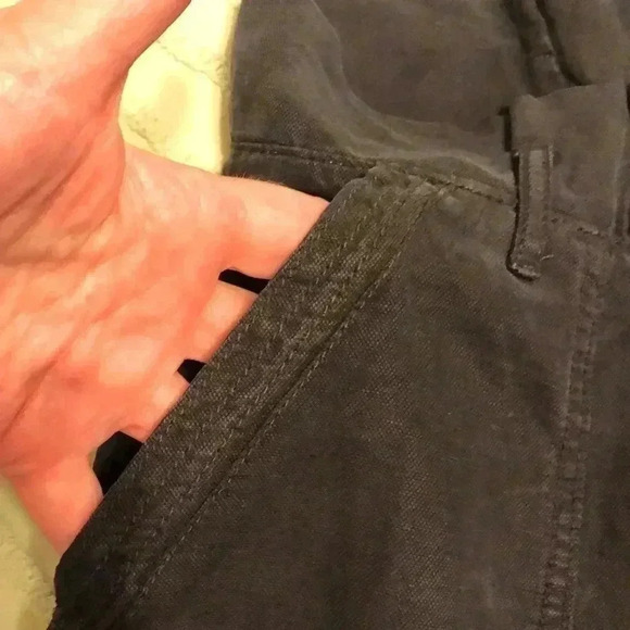 Anthropologie linen pants with side pockets. - Picture 3 of 7